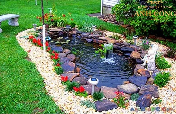 đài phun nước mini sân vườn