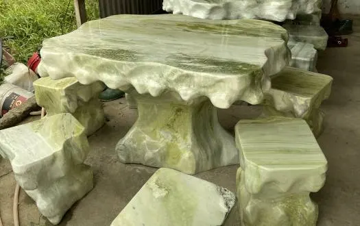 bộ bàn ghế đá cẩm thạch