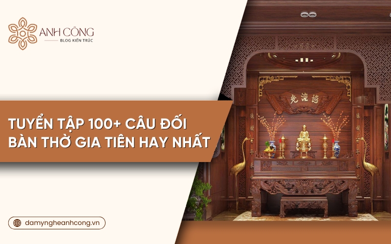 câu đối bàn thờ gia tiên