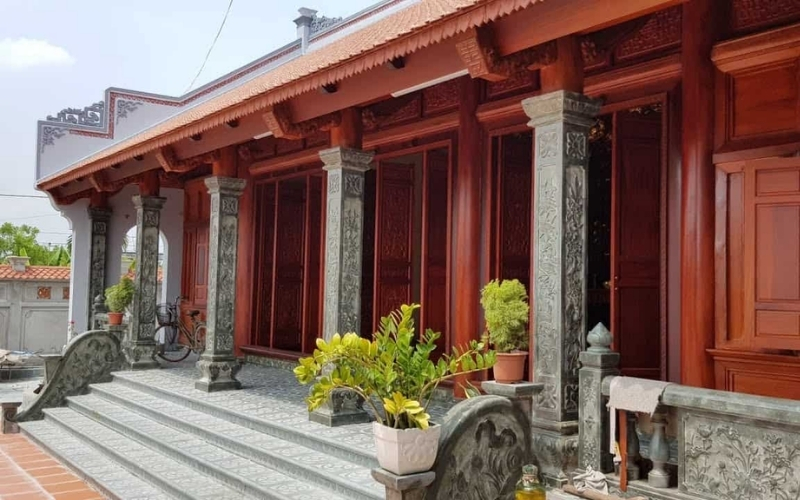 Những đặc trưng kiến trúc tiêu biểu của nhà từ đường