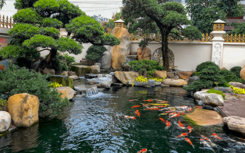 Hòn non bộ đá cuội là gì