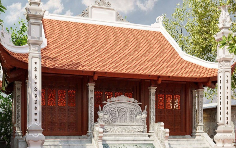 Mẫu câu đối cột đồng trụ nhà thờ họ