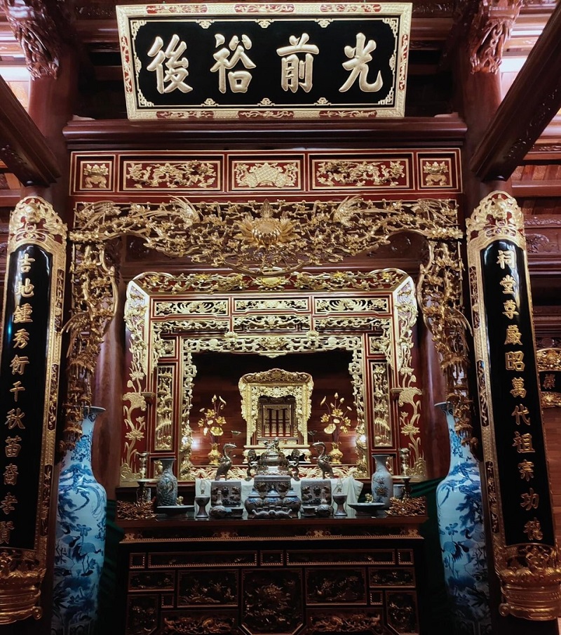 Mẫu hoành phi câu đối nhà thờ họ